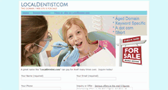 Desktop Screenshot of localdentist.com
